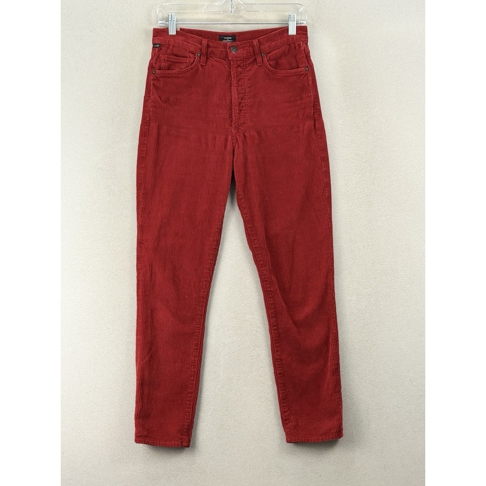 Citizens of‎ Humanity Olivia Corduroy Pants 27 High Rise Slim Ankle Button Fly